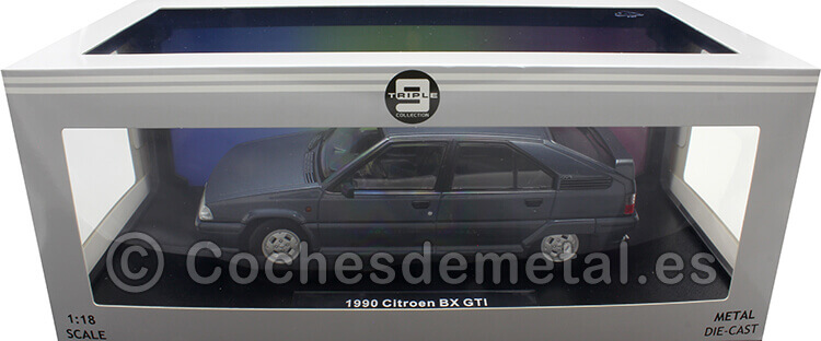 1990 Citroen BX GTI Gris Metalizado 1:18 Triple-9 1800463