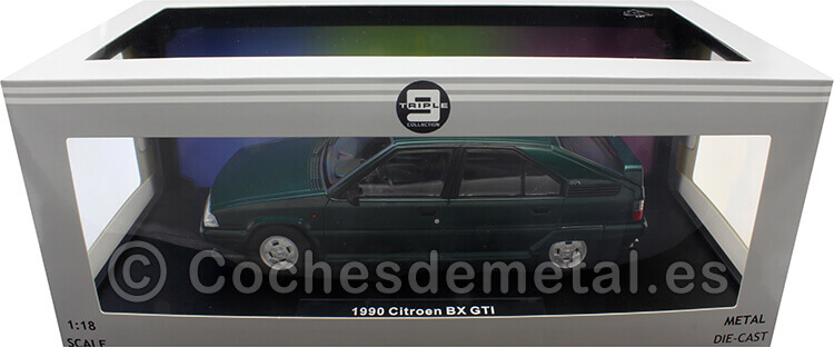 1990 Citroen BX GTI Verde Metalizado 1:18 Triple-9 1800465