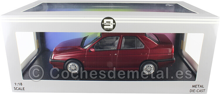 1996 Alfa Romeo 155 Rojo Proteo Metalizado 1:18 Triple-9 1800384
