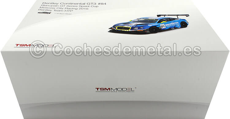 2015 Bentley Continental GT3 Blancpain GT Series Moscow 1:18 True Scale TSM181013R