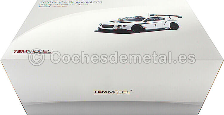 2013 Bentley Continental GT3 Goodwood Festival Velocidad 1:18 True Scale TSM141829R