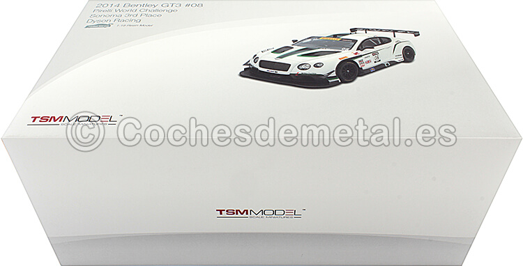 2014 Bentley Continental GT3 Nº8 Sonoma GP Leitzinger 1:18 True Scale TSM151808R