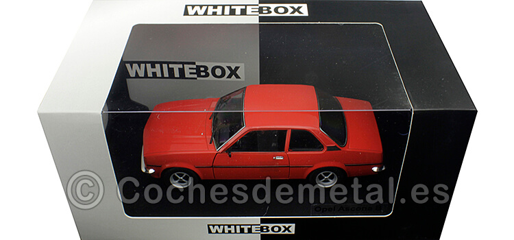 1975 Opel Ascona B Sport Rojo 1:24 WhiteBox 124072