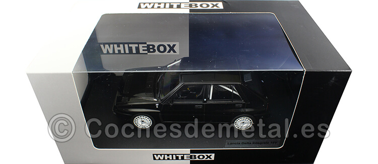1989 Lancia Delta Integrale 16V Negro 1:24 WhiteBox 124087