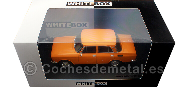 1975 Moskwitch 2140 Naranja 1:24 WhiteBox 124101