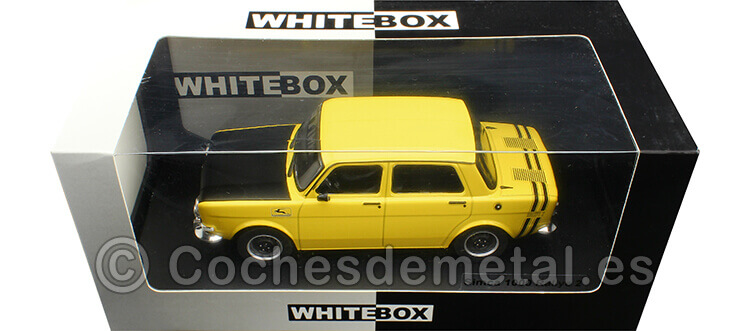 1970 Simca 1000 Rallye 2 Amarillo/Negro 1:24 WhiteBox 124153