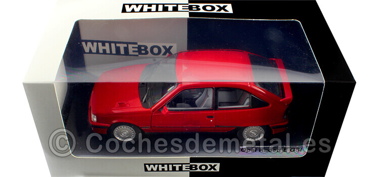 1985 Opel Kadett E GSI 3 Puertas Rojo 1:24 WhiteBox 124164-O
