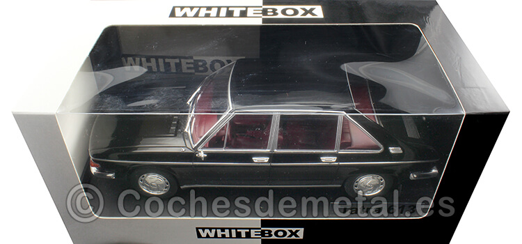 1976 Tatra 613 Negro 1:24 WhiteBox 124166