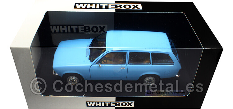 1973 Opel Kadett C Caravan Azul Claro 1:24 WhiteBox 124192-O