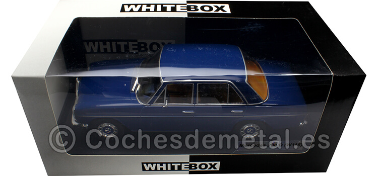 1968 Mercedes-Benz 200 D (W115) Azul Oscuro 1:24 WhiteBox 124195