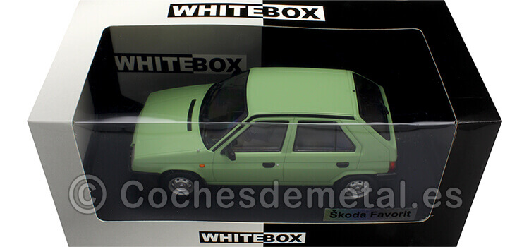 1987 Skoda Favorit Verde Claro 1:24 WhiteBox 124197