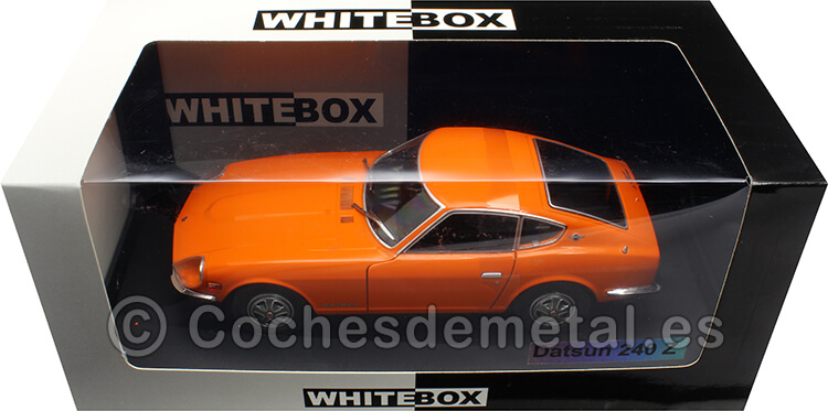 1969 Datsun 240 Z Naranja 1:24 WhiteBox 124198-O