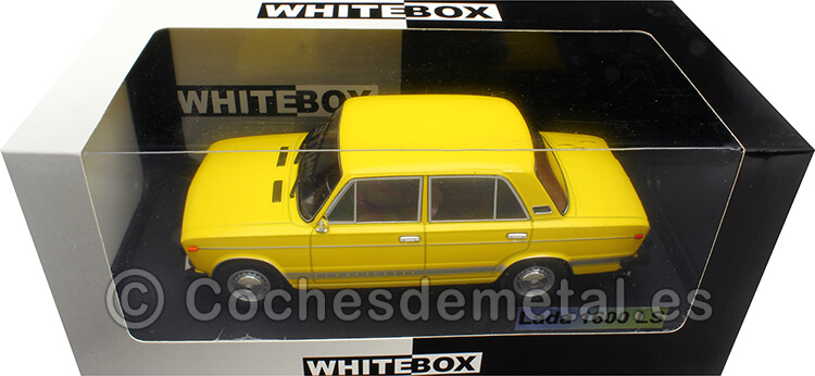 1976 Lada 1600 LS Amarillo 1:24 WhiteBox 124202