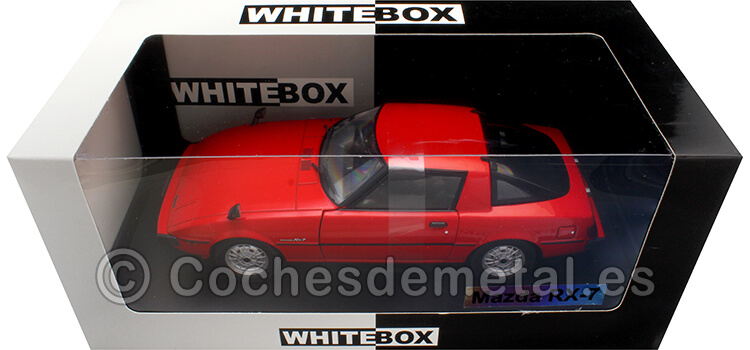 1980 Mazda Savanna RX-7 FB Rojo 1:24 WhiteBox 124214-O