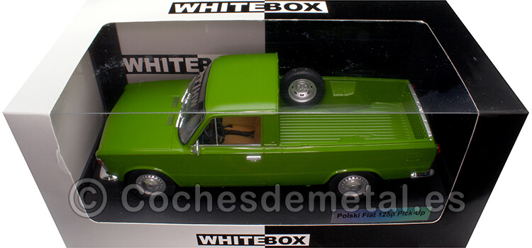 1975 Fiat 125P Pick-up Verde 1:24 WhiteBox 124219