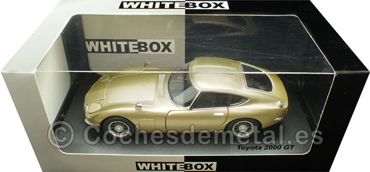 1967 Toyota 2000 GT Beige Metalizado 1:24 WhiteBox 124229