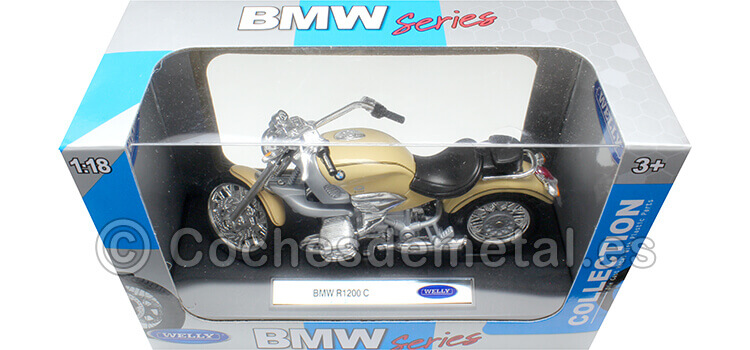 2012 BMW R1200 C Beige 1:18 Welly 19677