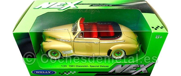 1941 Chevrolet Special De Luxe Beige 1:24 Welly 22411