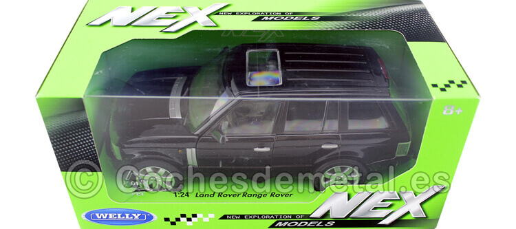 2003 Land Rover Range Rover Negro 1:24 Welly 22415