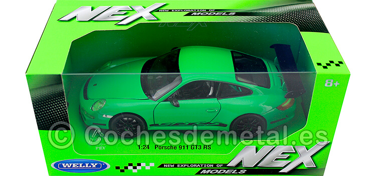 2006 Porsche 911 (997) GT3 RS Verde 1:24 Welly 22495