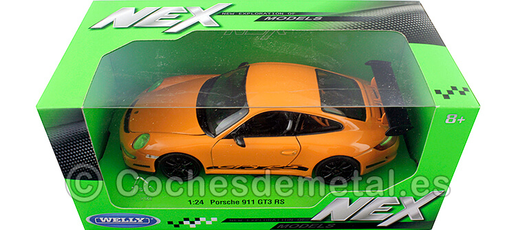 2006 Porsche 911 (997) GT3 RS Naranja 1:24 Welly 22495
