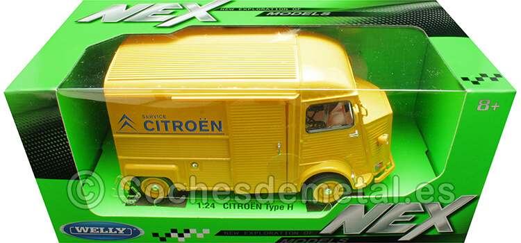 1969 Citroen Type HY Servicio Técnico Citroen Amarillo 1:24 Welly 24019