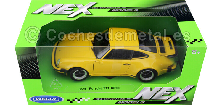 1974 Porsche 911 Turbo 3.0 Amarillo 1:24 Welly 24043