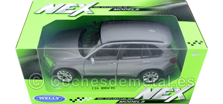 2015 BMW X5 (F15) Gris Oscuro 1:24 Welly 24052