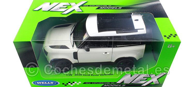 2020 Land Rover Defender Blanco 1:24 Welly 24110