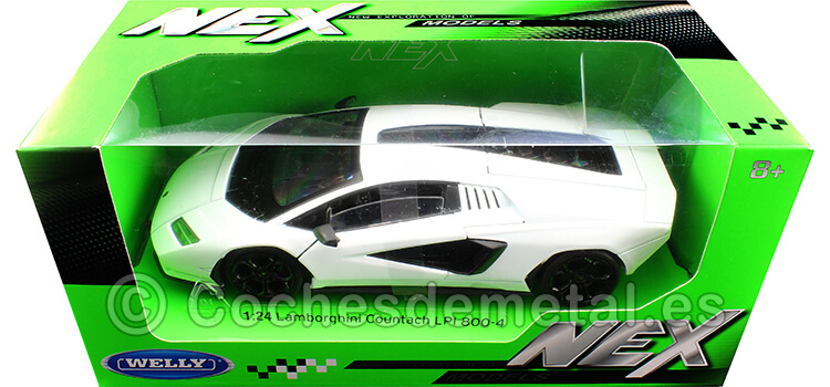 2022 Lamborghini Countach LPI 800-4 Blanco 1:24 Welly 24114