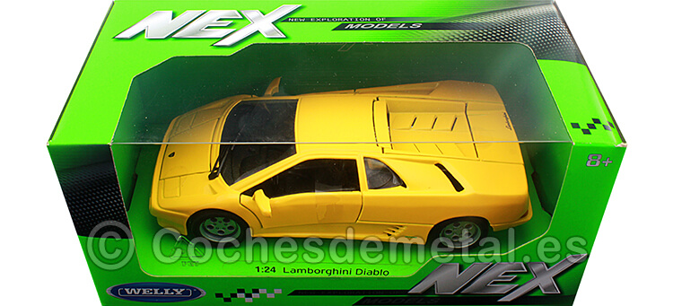1995 Lamborghini Diablo Amarillo 1:24 Welly 29374