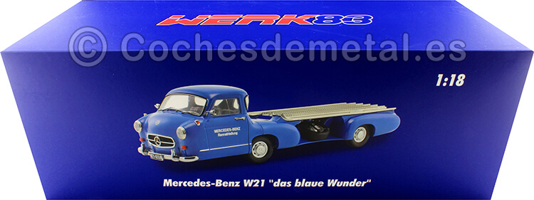 1955 Mercedes-Benz Renntransporter El Milagro Azul 1:18 Werk83 W1801701
