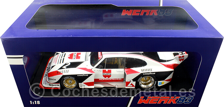 1981 Ford Capri Turbo Gr.5 Nº2 Klaus Ludwig Campeón Campeonato DRM 1:18 Werk83 W1804001