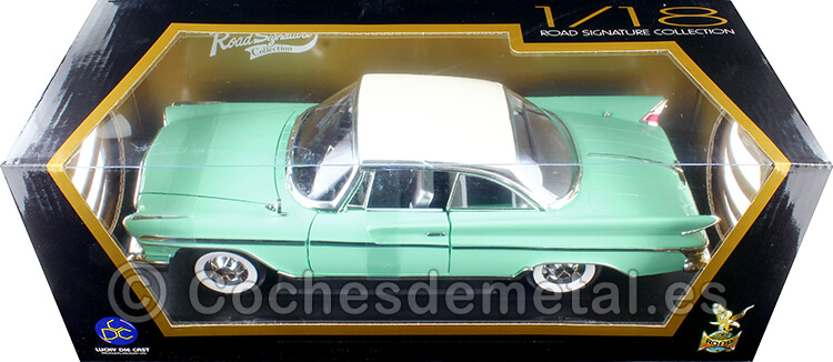 1961 Desoto Adventurer Verde/Blanco 1:18 Lucky Diecast 92738